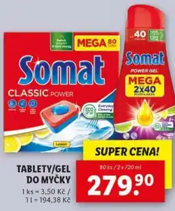 Lidl Somat Tablety/Gel do myčky nabídka
