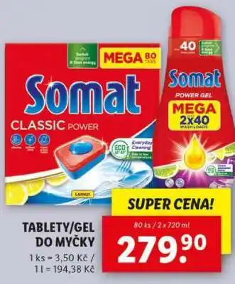 Lidl Somat Tablety/Gel do myčky nabídka