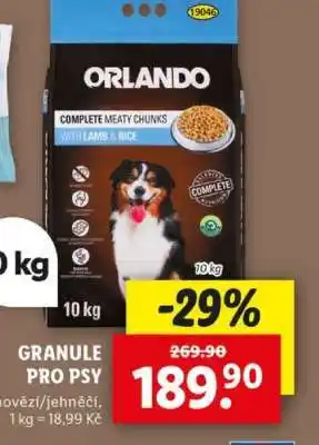 Lidl ORLANDO Granule pro psy nabídka