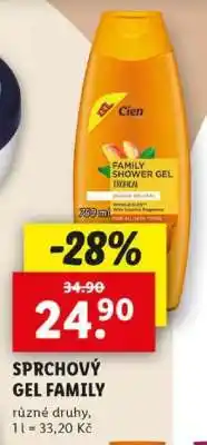 Lidl Sprchový gel Family nabídka