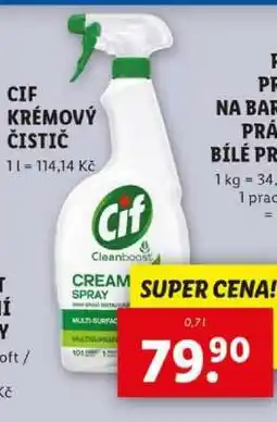 Lidl Cif KRÉMOVÝ ČISTIČ nabídka