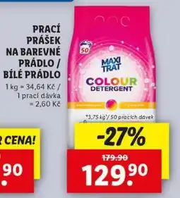 Lidl MAXI TRAT Colour Detergent nabídka
