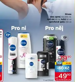 TOP drogerie NIVEA nabídka