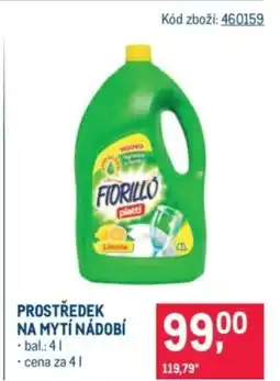 Makro Prostředek na mytí nádobí nabídka