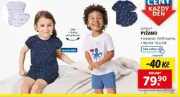 Lidl Lupilu PYŽAMO nabídka