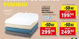 Lidl LIVARNO HOME SATÉNOVÉ NAPÍNACÍ PROSTĚRADLO nabídka