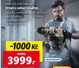 Lidl PARKSIDE PERFORMANCE Vrtačí a sekací kladivo nabídka