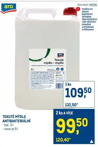 Makro Tekuté mýdlo antibakteriální nabídka