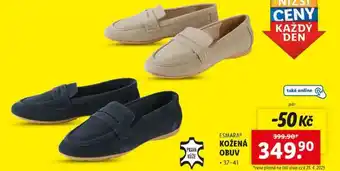 Lidl ESMARA KOŽENÁ OBUV nabídka