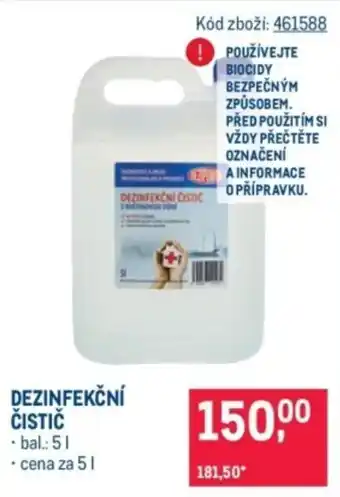 Makro Dezinfekční čistič nabídka
