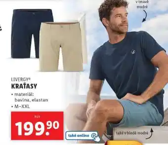 Lidl LIVERGY KRAŤASY nabídka