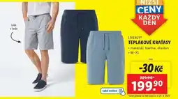 Lidl LIVERGY TEPLÁKOVÉ KRAŤASY nabídka