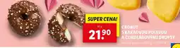 Lidl Cronut s kakaovou polevou a čokoládovými dropsy nabídka