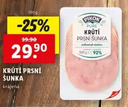 Lidl Pikok KRŮTÍ PRSNÍ ŠUNKA nabídka