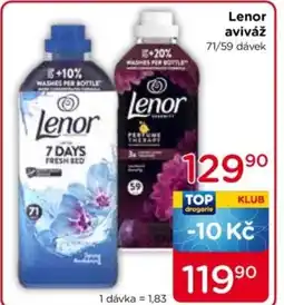 TOP drogerie Lenor aviváž nabídka