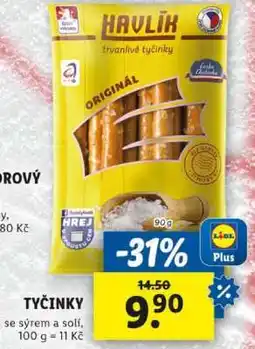 Lidl Havlík Trvanlivé tyčinky nabídka