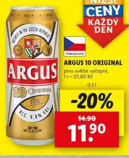 Lidl ARGUS 10 ORIGINAL nabídka