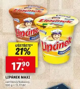 Lidl LIPÁNEK MAXI nabídka