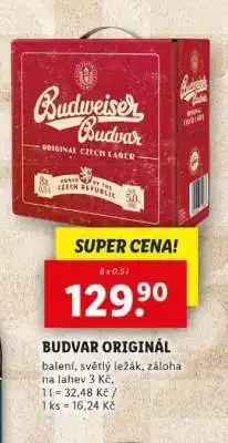 Lidl Budvar Original nabídka