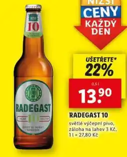 Lidl RADEGAST 10° nabídka