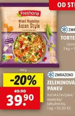 Lidl Freshona Mixed Vegetables Asian Style nabídka