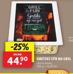 Lidl GRETKI SÝR NA GRIL nabídka