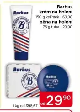 TOP drogerie BARBUS krém na holení nabídka