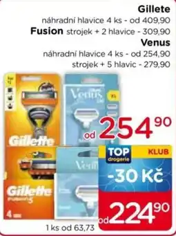 TOP drogerie Gillete nabídka