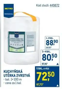 Makro Kuchyňská utěrka 2vrstvá nabídka
