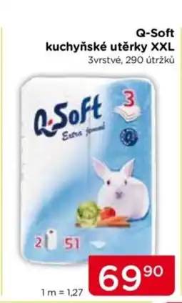 TOP drogerie Q-SOFT kuchyňské utěrky XXL nabídka