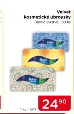 TOP drogerie VELVET kosmetické ubrousky nabídka