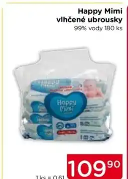 TOP drogerie HAPPY MIMI vlhčené ubrousky nabídka