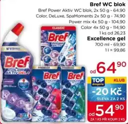 TOP drogerie BREF WC blok nabídka