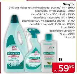 TOP drogerie SANYTOL nabídka