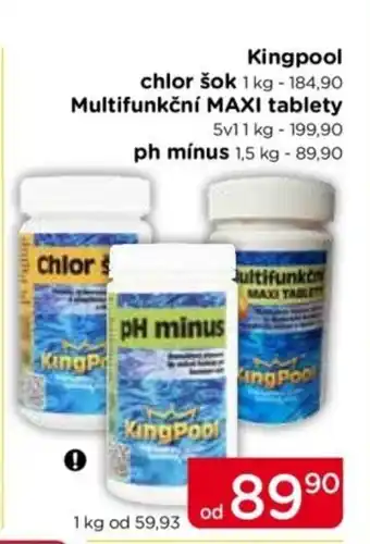 TOP drogerie Kingpool chlor šok nabídka