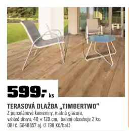 OBI Terasová dlažba „timbertwo" nabídka