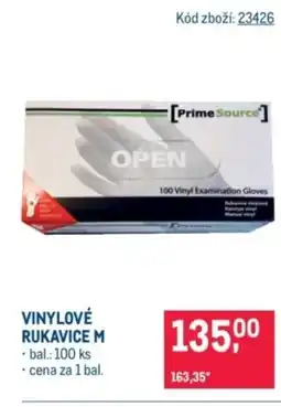 Makro Vinylové rukavice M nabídka