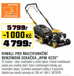 OBI Riwall pro multifunkční benzínová sekačka „rpm 4235" nabídka