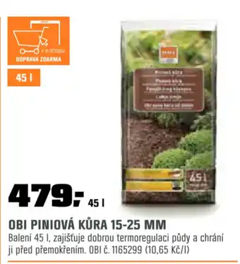 OBI Obi piniová kůra 15-25 mm nabídka