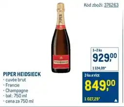 Makro Piper heidsieck nabídka