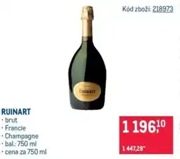 Makro RUINART nabídka