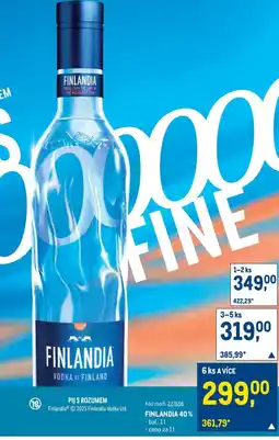 Makro FINLANDIA 40% nabídka