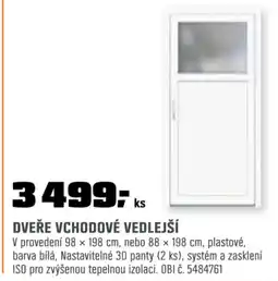 OBI Dveře vchodové vedlejší nabídka