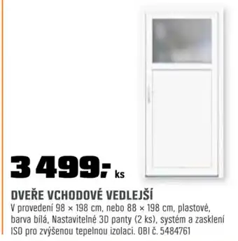 OBI Dveře vchodové vedlejší nabídka