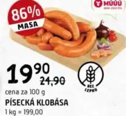 Terno Písecká klobása nabídka