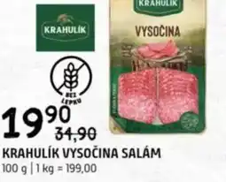 Terno Krahulík vysočina salam nabídka