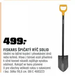 OBI FISKARS špičatý rýč solid nabídka