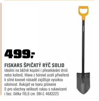 OBI FISKARS špičatý rýč solid nabídka