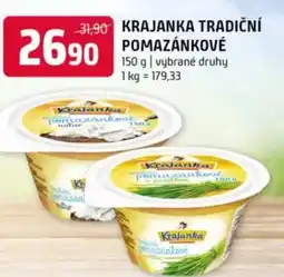 Terno Krajanka tradiční pomazánkové nabídka