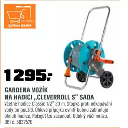 OBI Gardena vozík na hadici „cleverroll s" sada nabídka